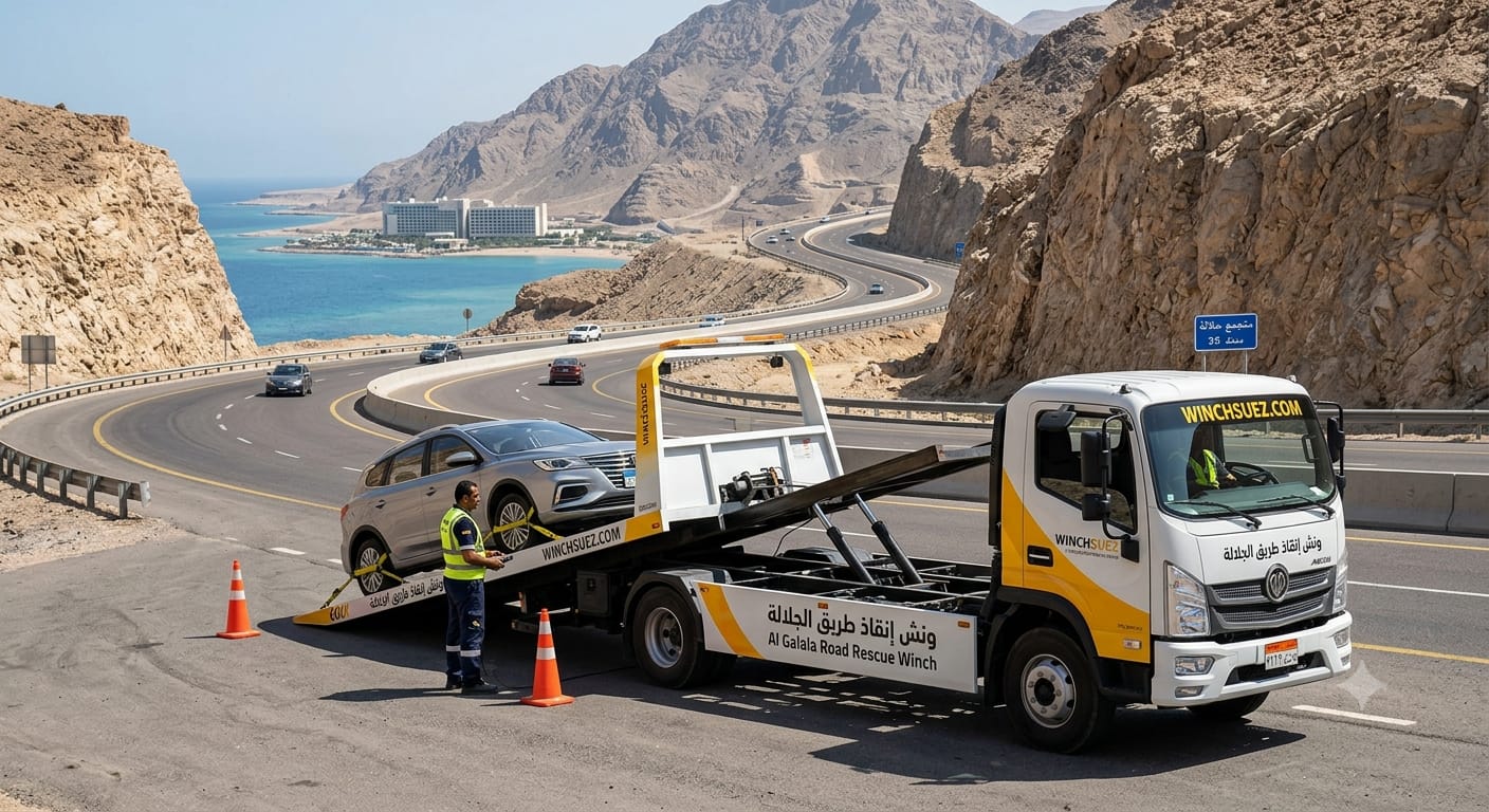 دليلك الشامل لاختيار أفضل ونش إنقاذ طريق الجلالة