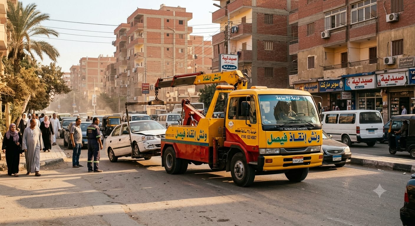 ونش إنقاذ فيصل: دليلك الشامل لخدمة سريعة وآمنة في أصعب المواقف