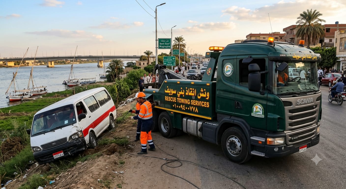 دليلك الشامل لأفضل خدمة ونش إنقاذ بني سويف