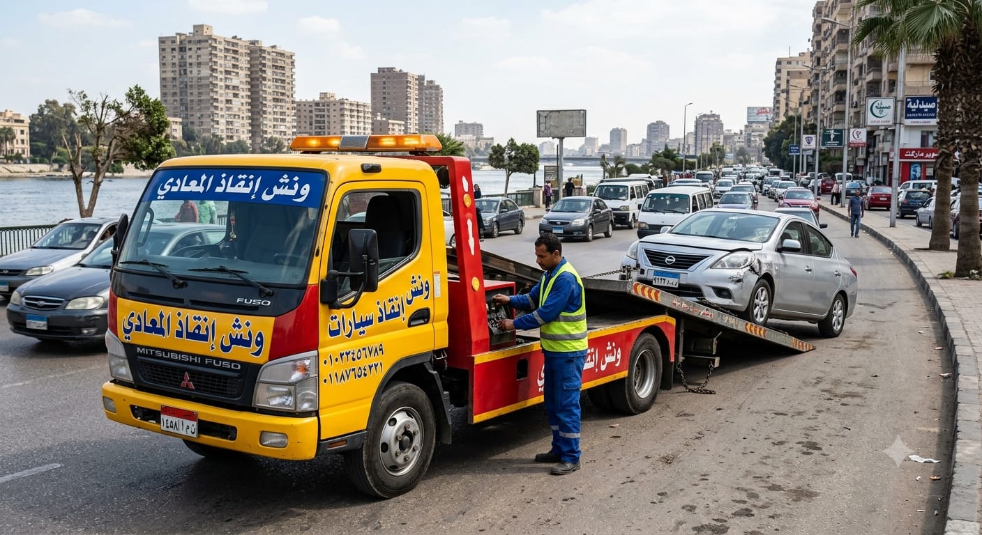 دليل شامل لخدمات ونش إنقاذ المعادي: لماذا يعتبر winchsuez الخيار الأول لسلامة سيارتك؟